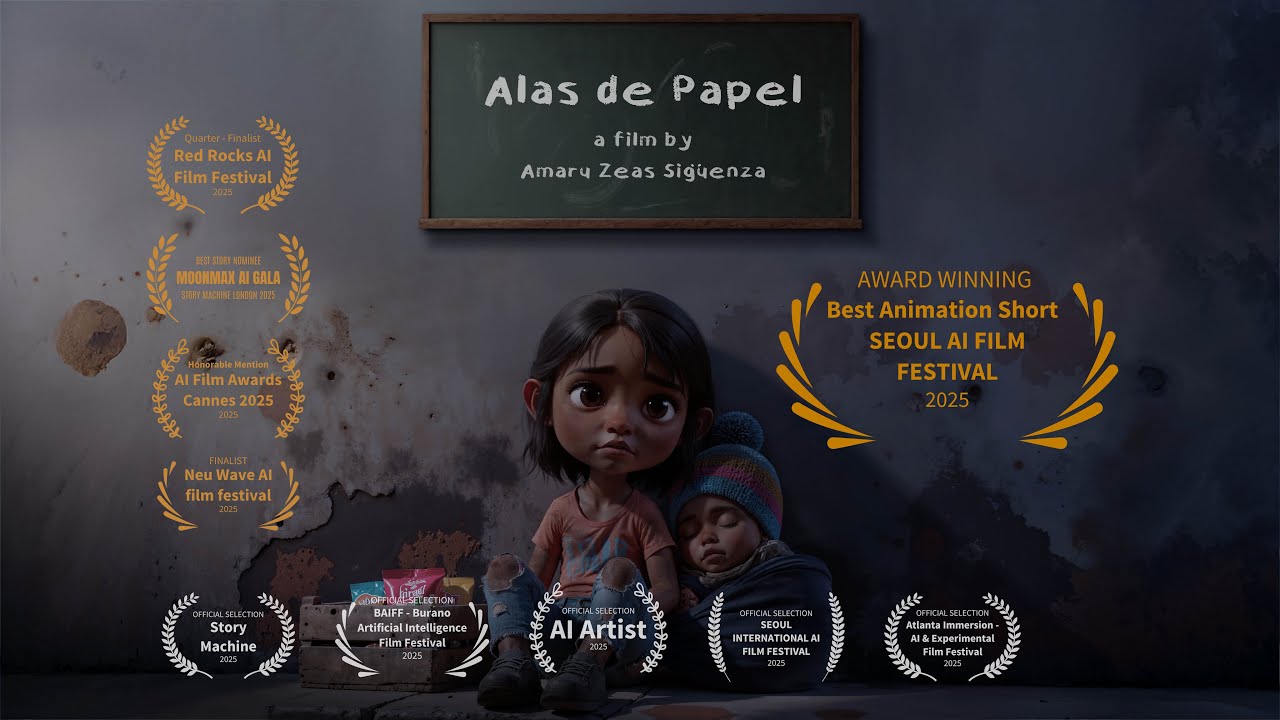 Alas de Papel — film artwork